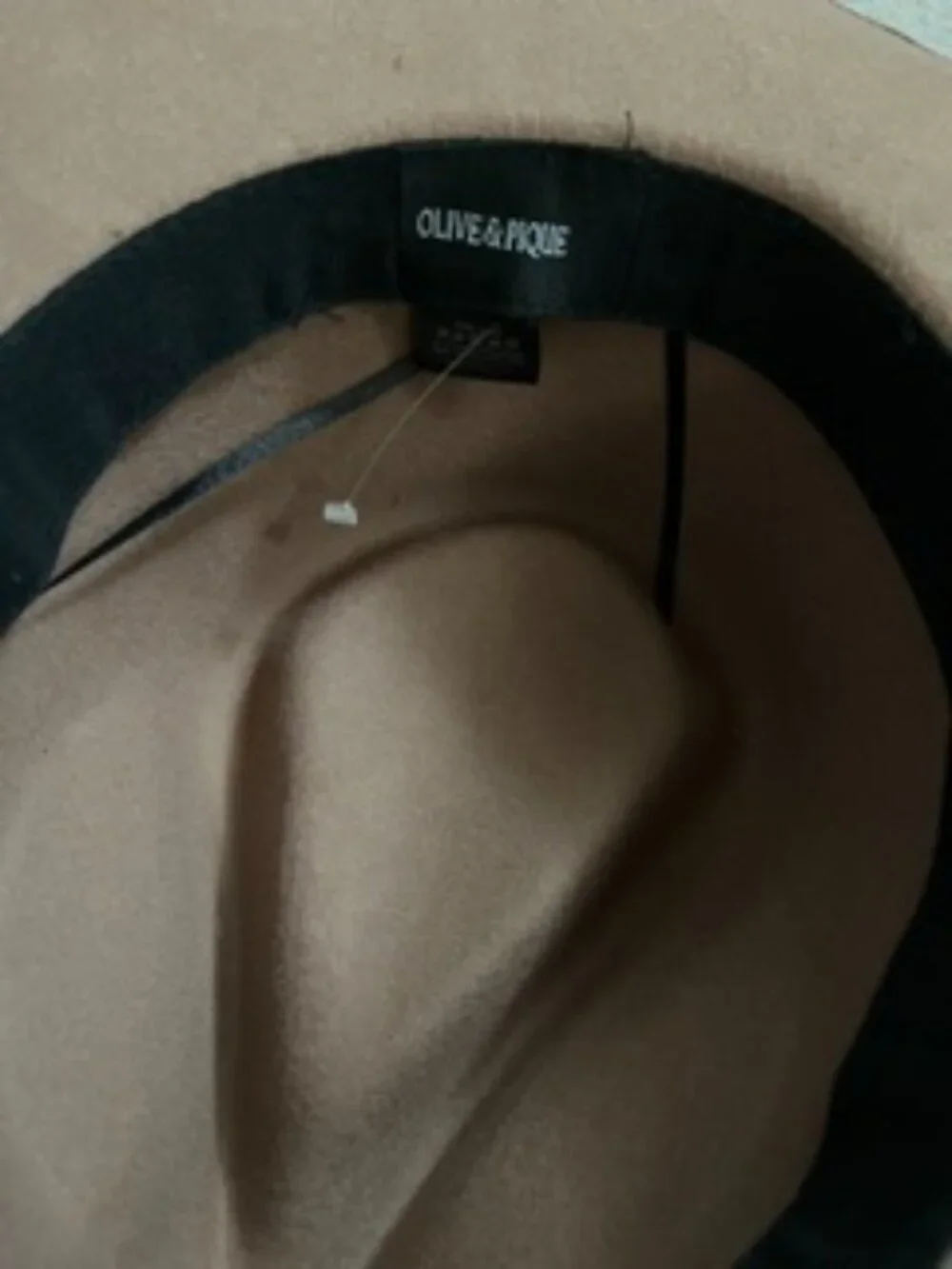NWOT Olive & Pique 100% Wool Felt Brown Hat